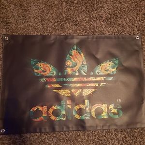 Adidas Trefoil Koi Fish Vinyl Banner